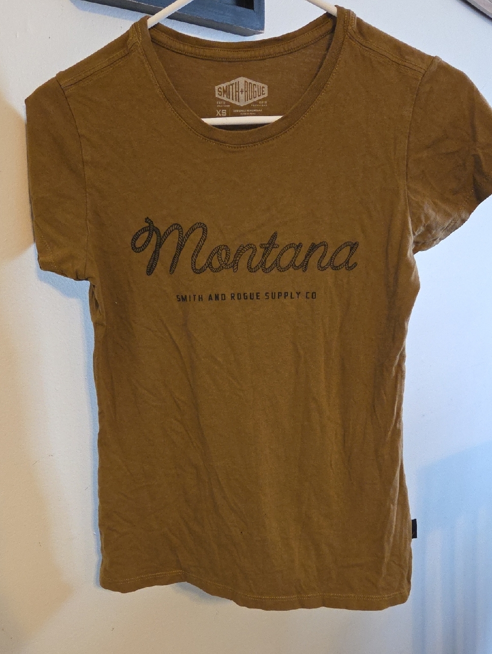 Montana Short Sleeve Tee - Mustard